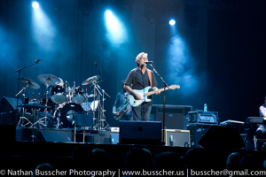 During the Eric Clapton concert